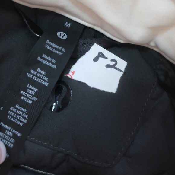 Mens Lululemon (Item -82) Off-White Full Zip Polyester Quilted Puffer Vest M - Picture 10 of 10